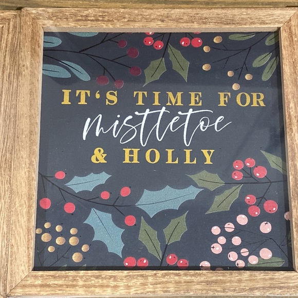 Target BP 2022 Christmas 3-Pack Wood Sign - Picture 3 of 8